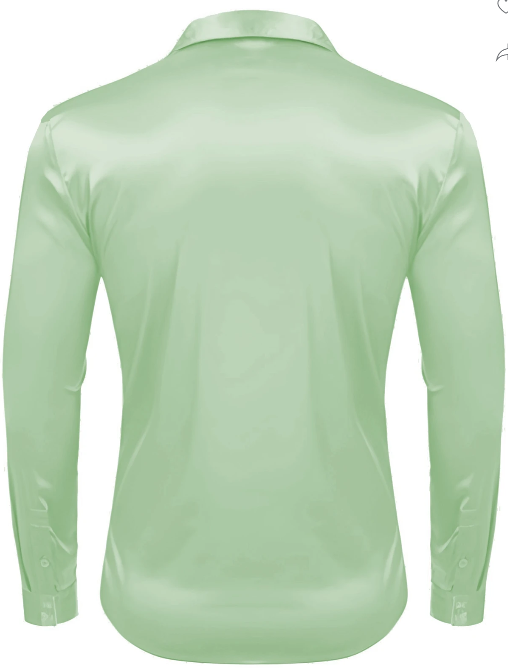 ZHYVONN Men Regular Fit Solid Cut Away Collar Party Shirt