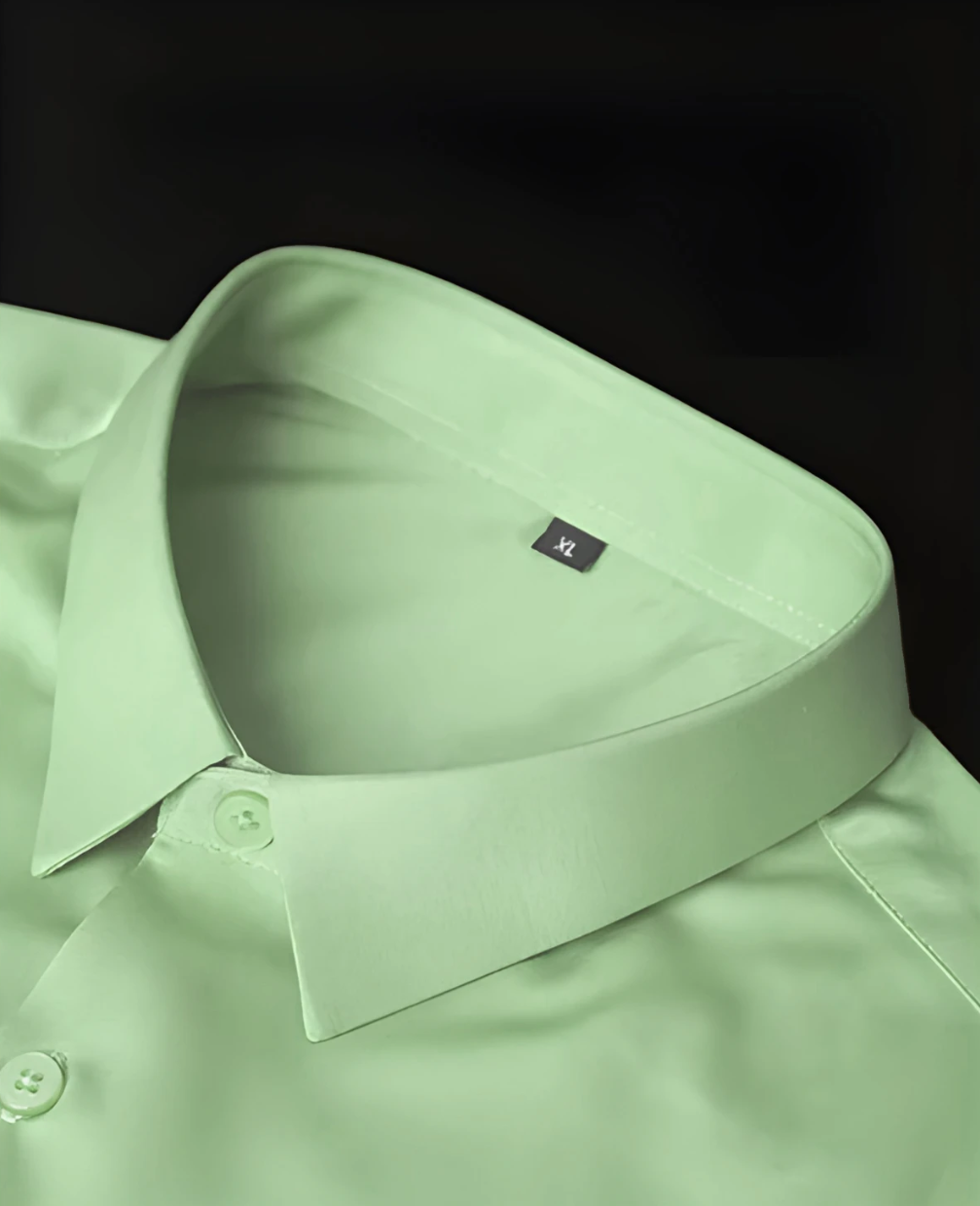 ZHYVONN Men Regular Fit Solid Cut Away Collar Party Shirt